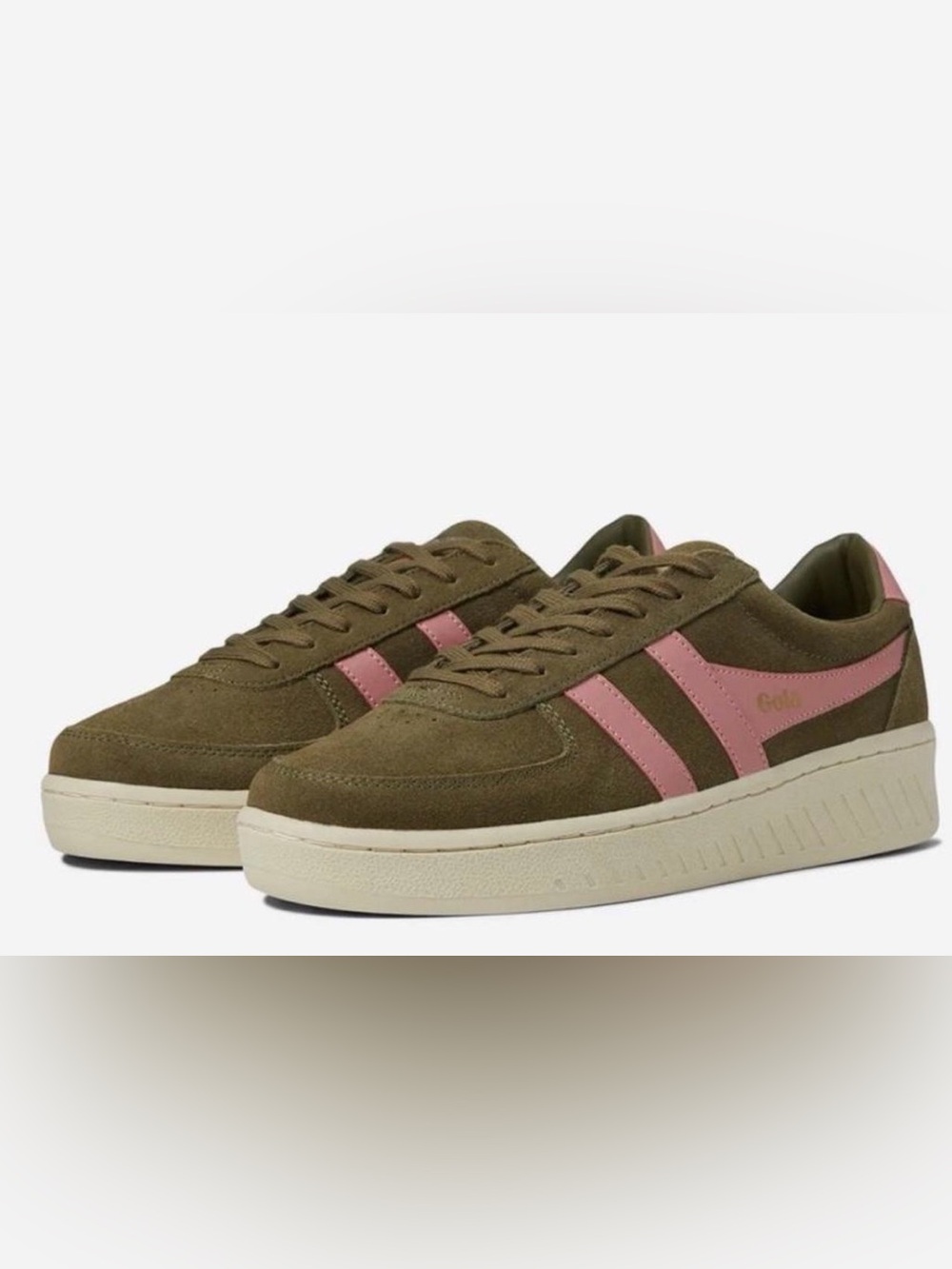 Gola Classics olive green Grandslam Suede sneakers size 8